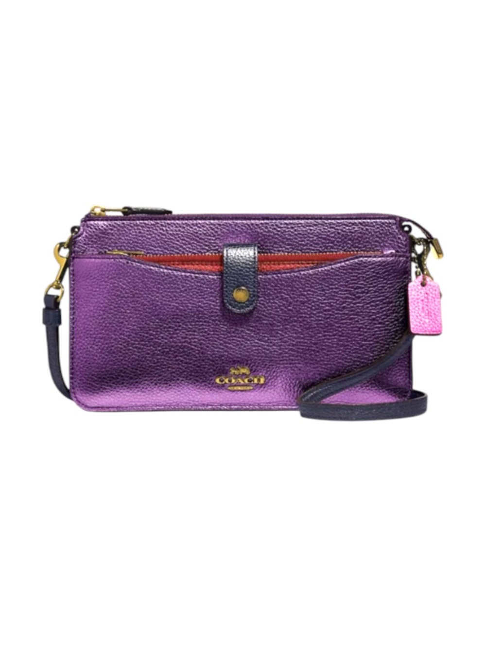 Coach Noa Pop Up Messenger in Metallic Color Block